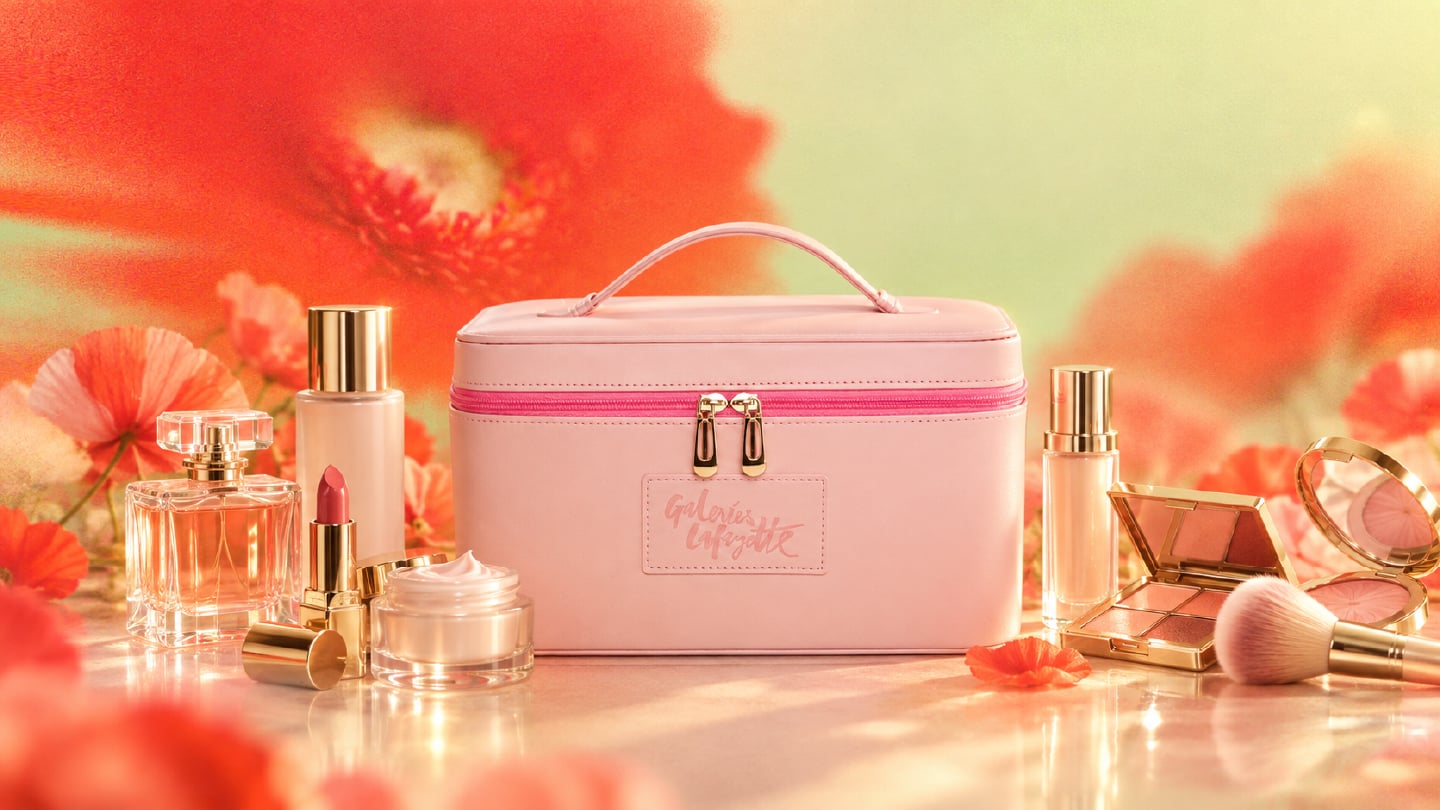 Image of a goodie bag with beauty
